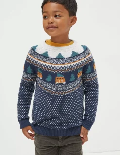 Christmas Campervan Fairisle Jumper