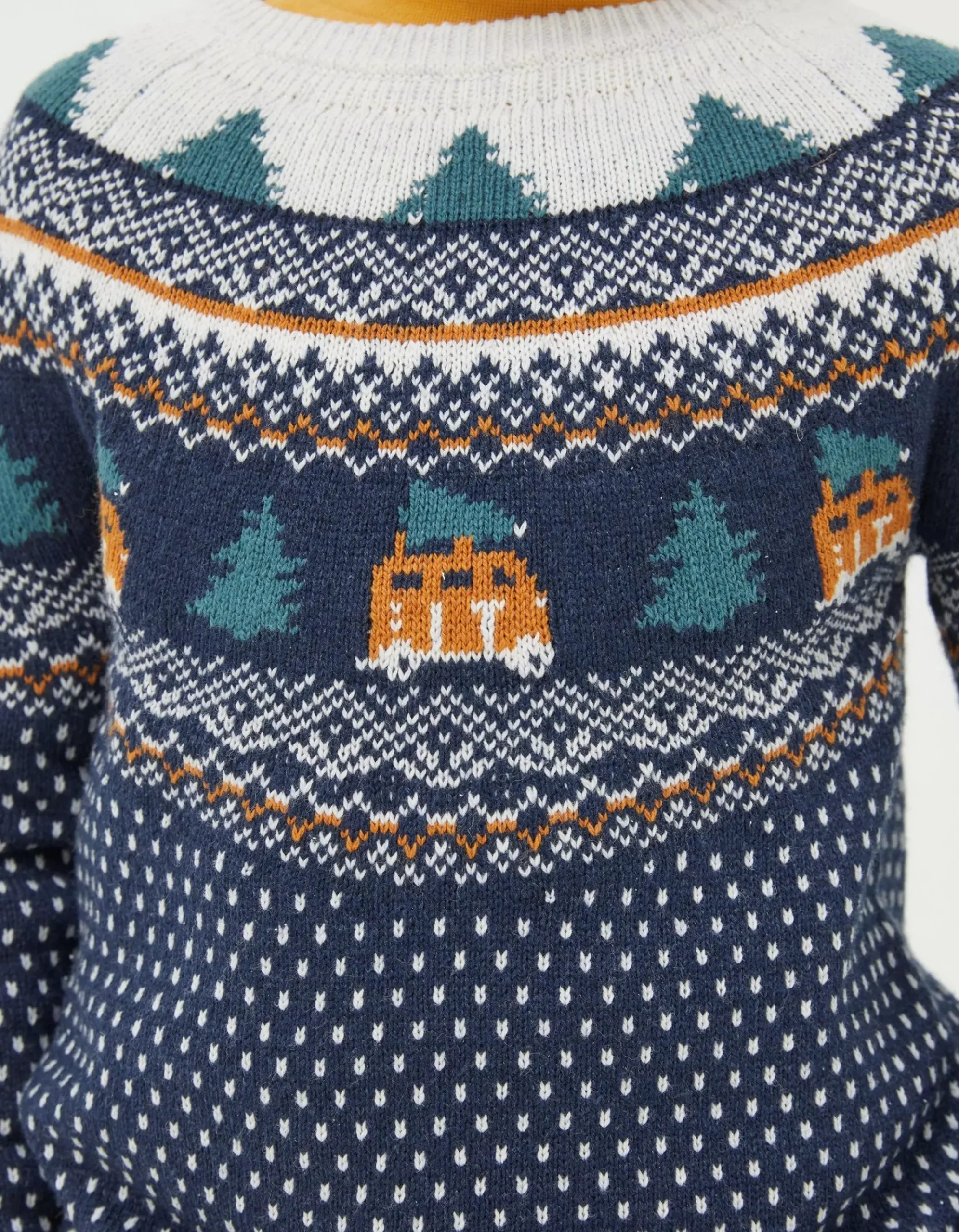 Christmas Campervan Fairisle Jumper