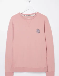 Circle Print Crew Sweatshirt