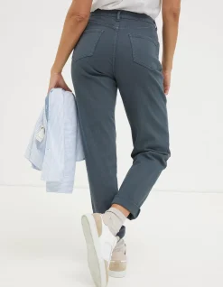 Cleo Canvas Barrel Leg Chino