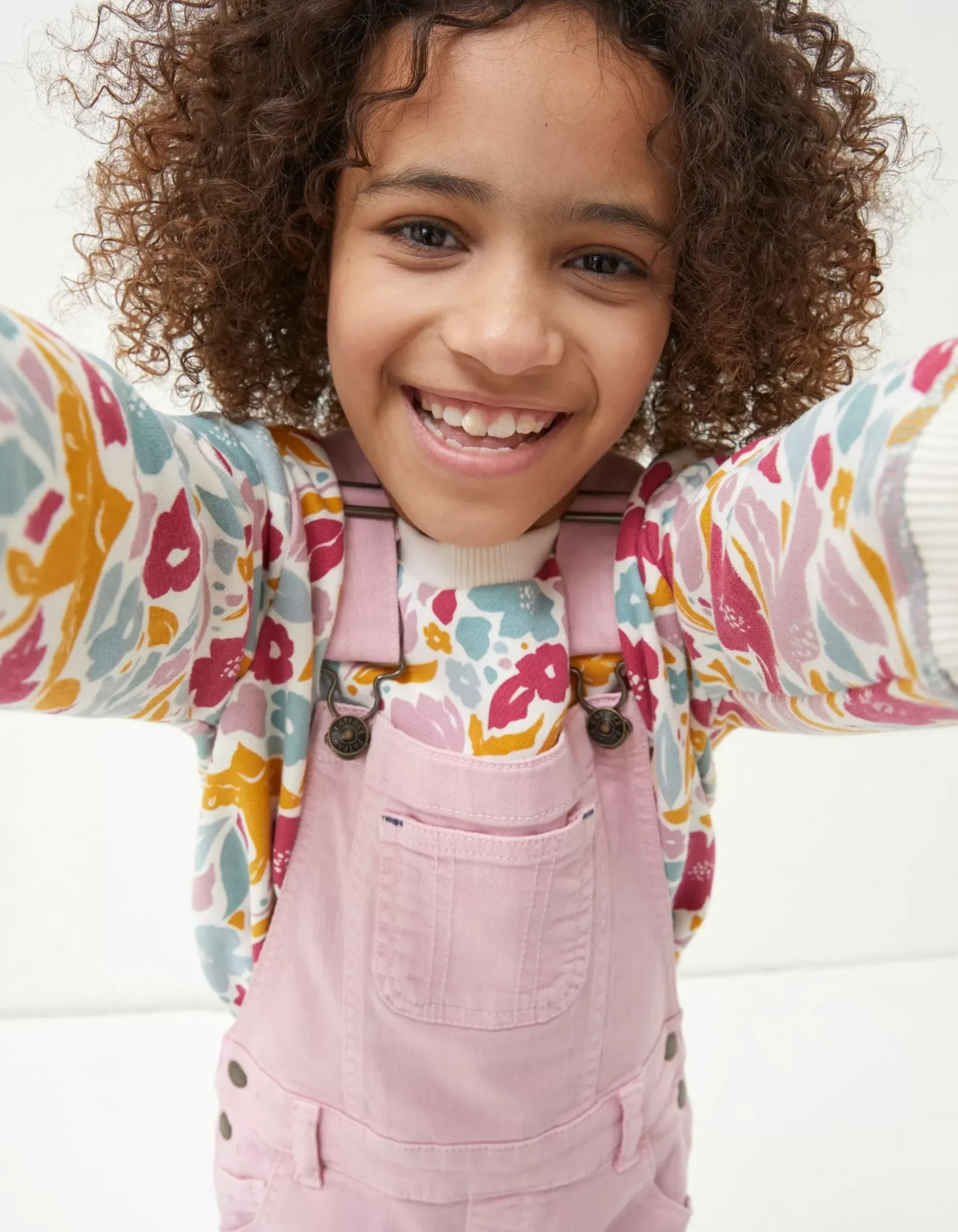 Coloured Shortie Dungarees