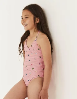 Conversational Stripe Swimsuit