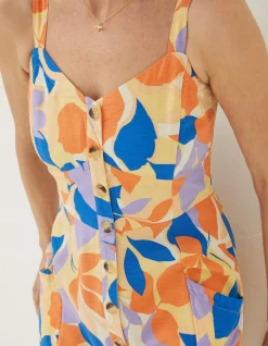 Corey Stencil Floral Midi Dress
