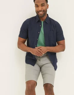 Cotton Linen Pocket T-Shirt