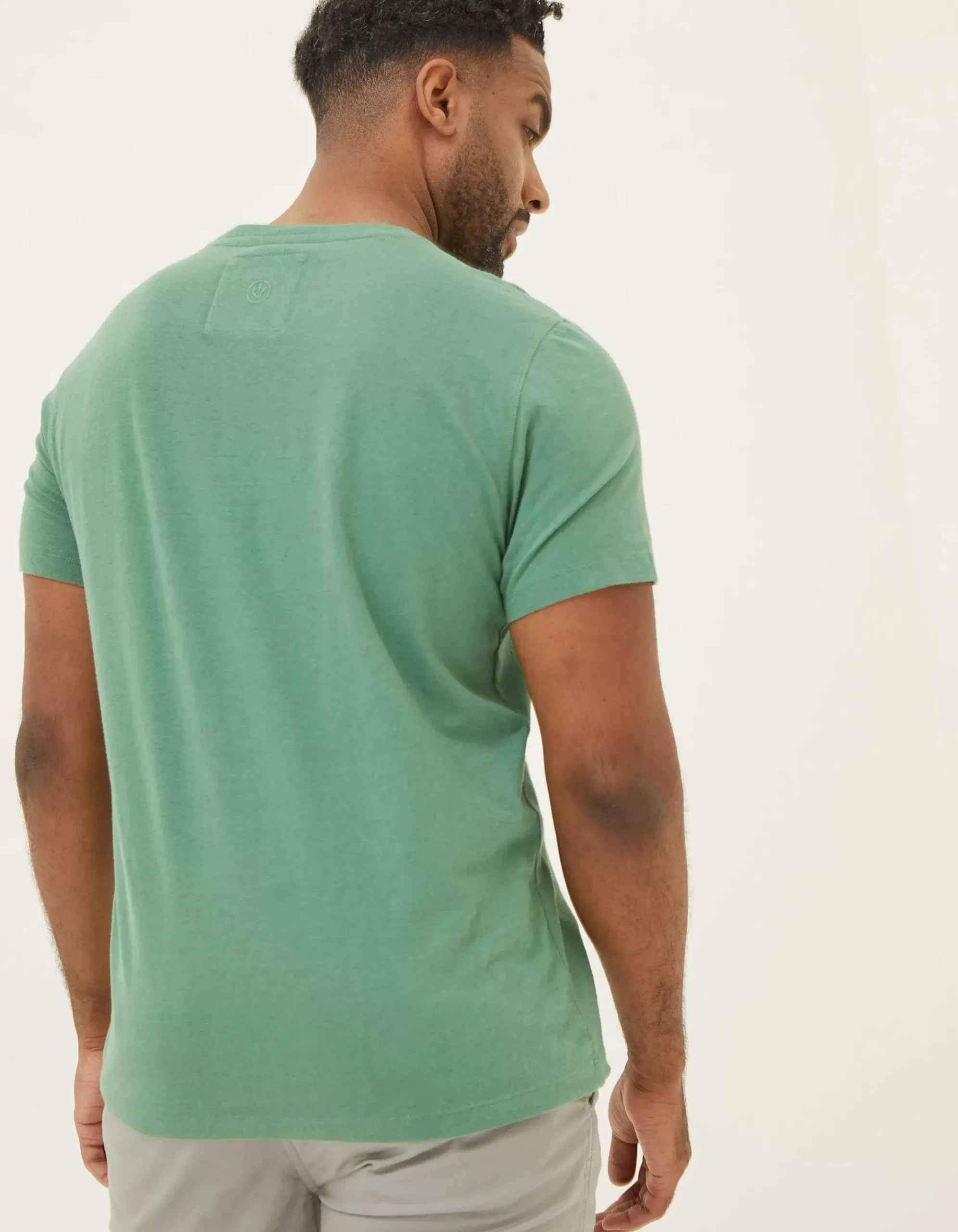 Cotton Linen Pocket T-Shirt
