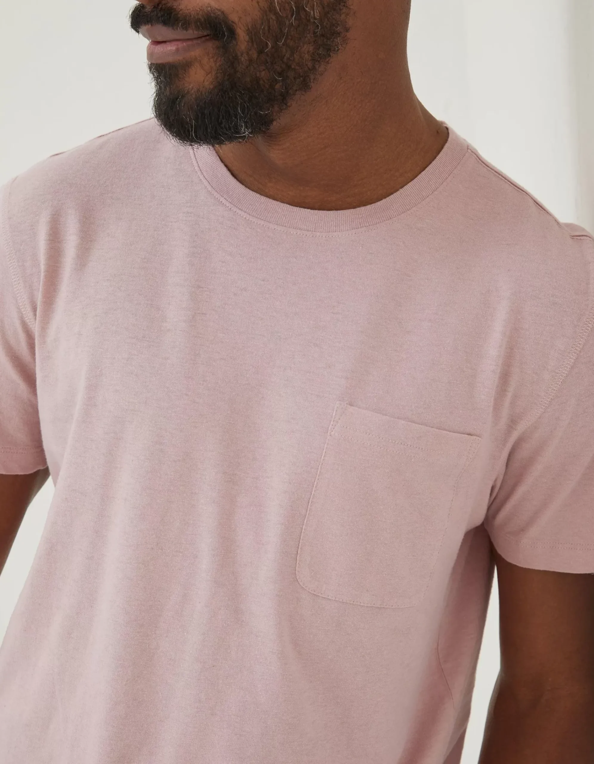 Cotton Linen Pocket T-Shirt