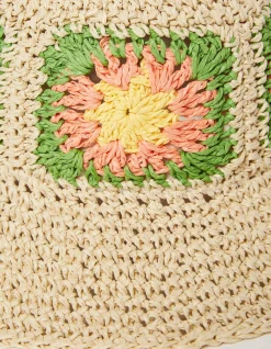 Crochet Straw Hat