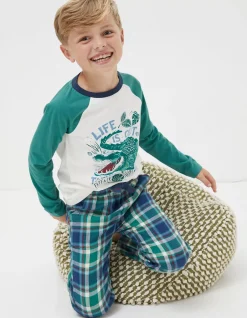 Crocodile Check Pyjama Set