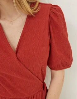 Danica Jersey Wrap Dress