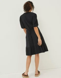 Danica Jersey Wrap Dress