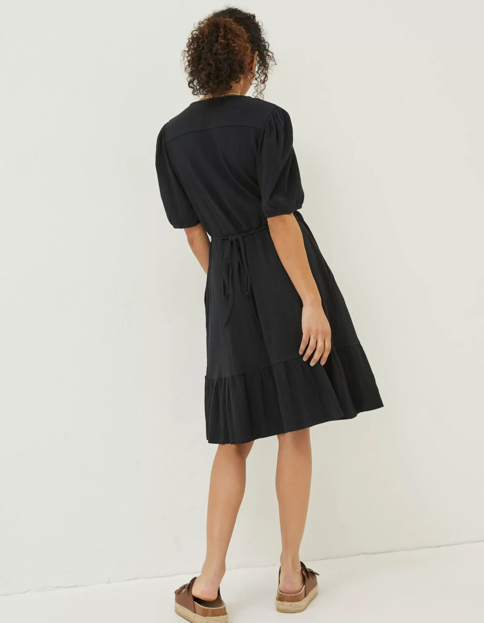 Danica Jersey Wrap Dress