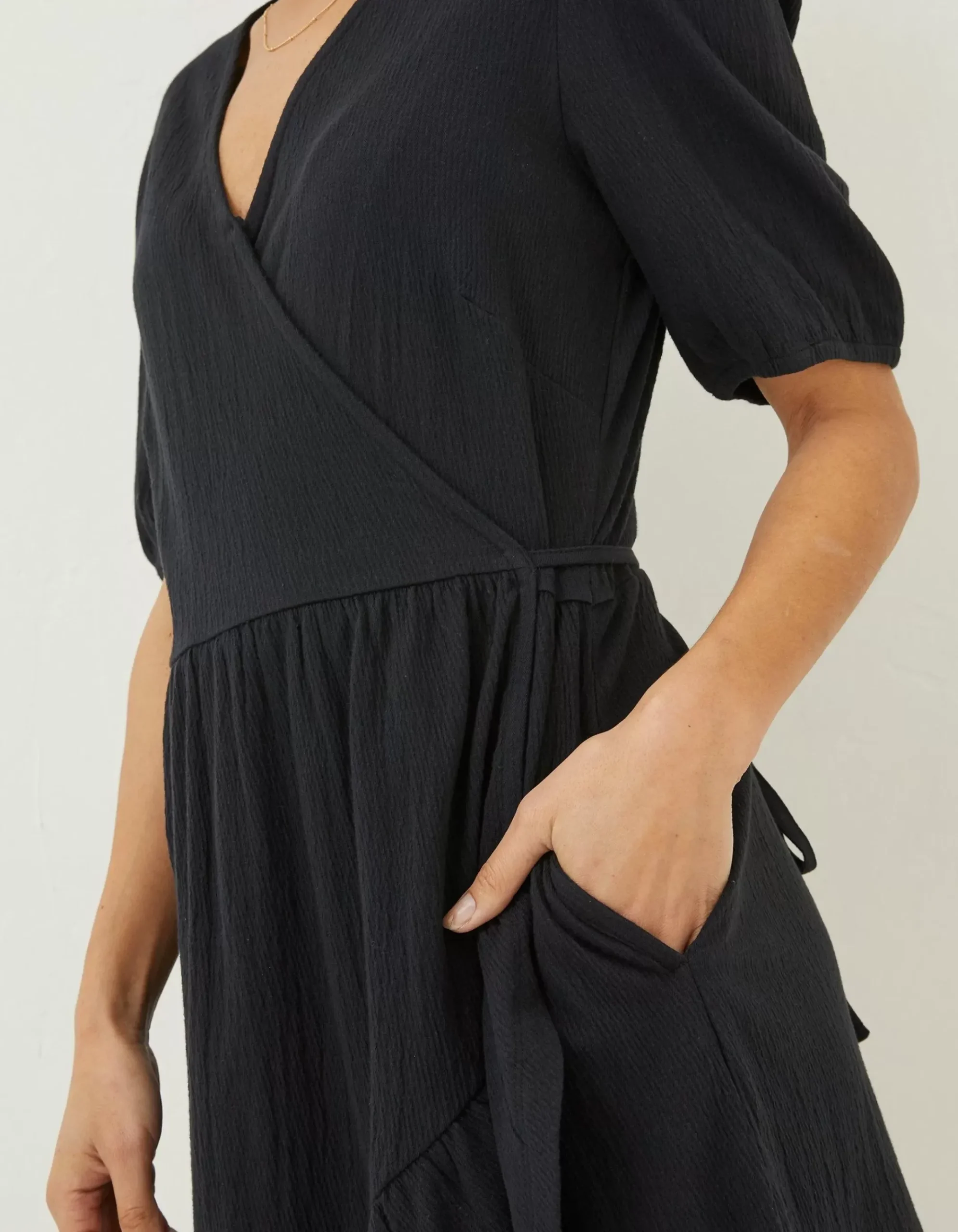 Danica Jersey Wrap Dress