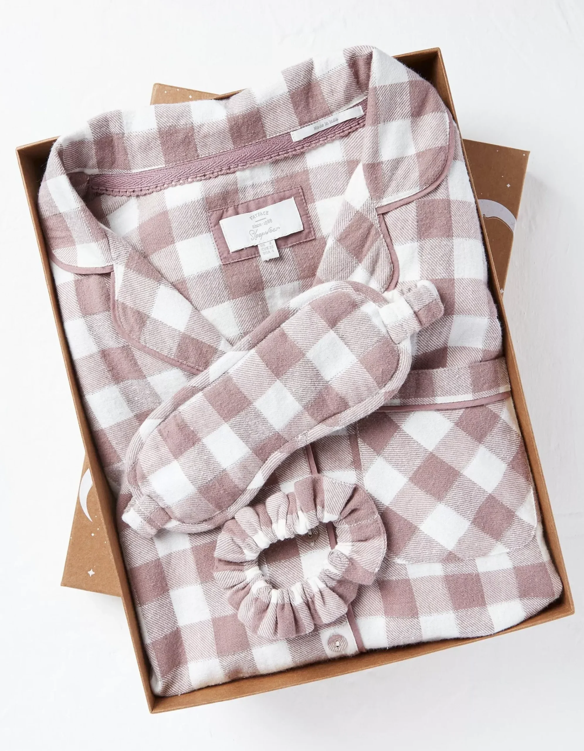 Debbie Check Pyjamas Gift Box Set