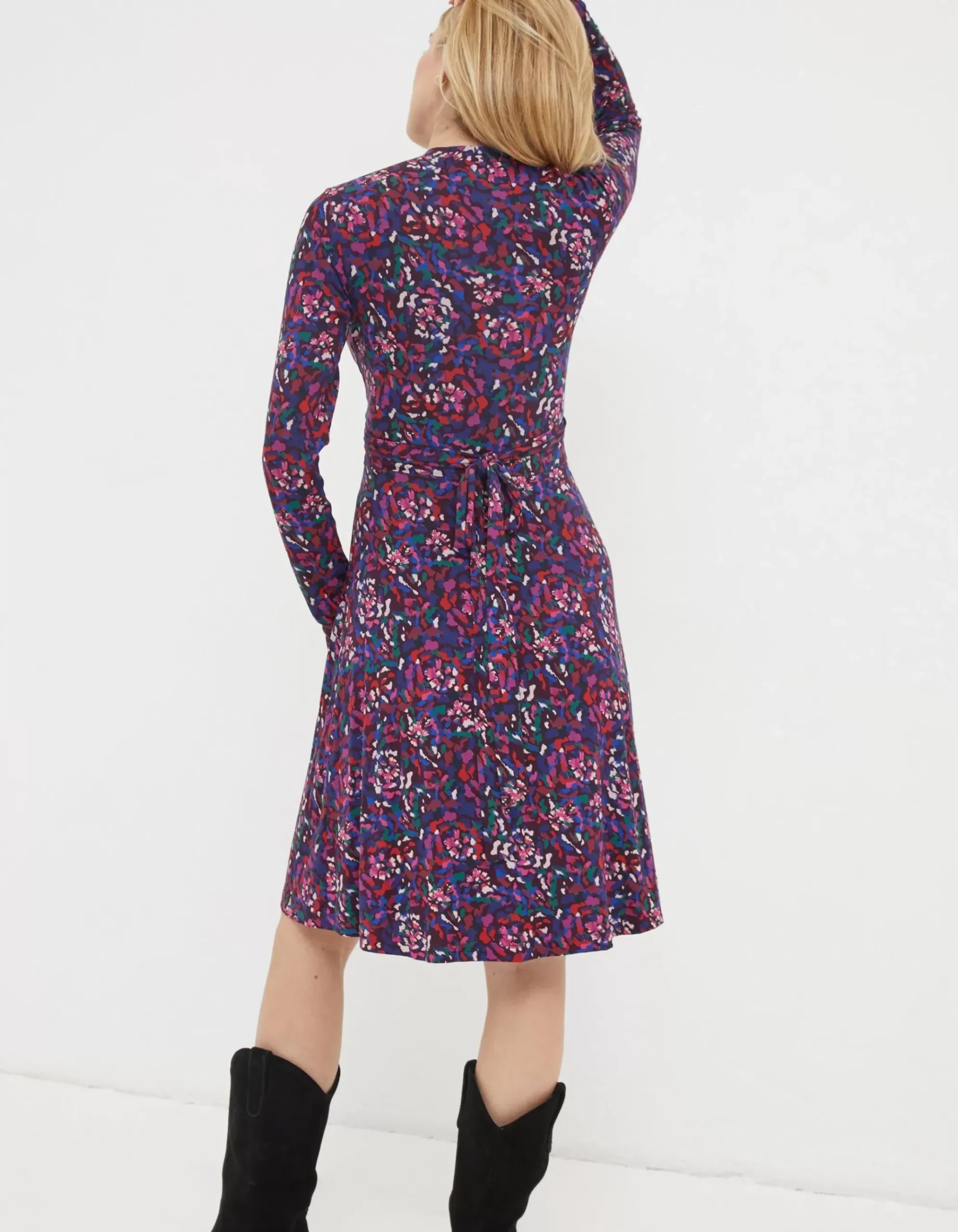 Delphine Abstract Jersey Dress
