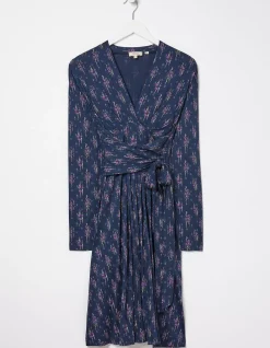 Delphine Ink Ditsy Jersey Dress