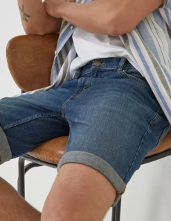 Denim Mid Vintage Wash Shorts