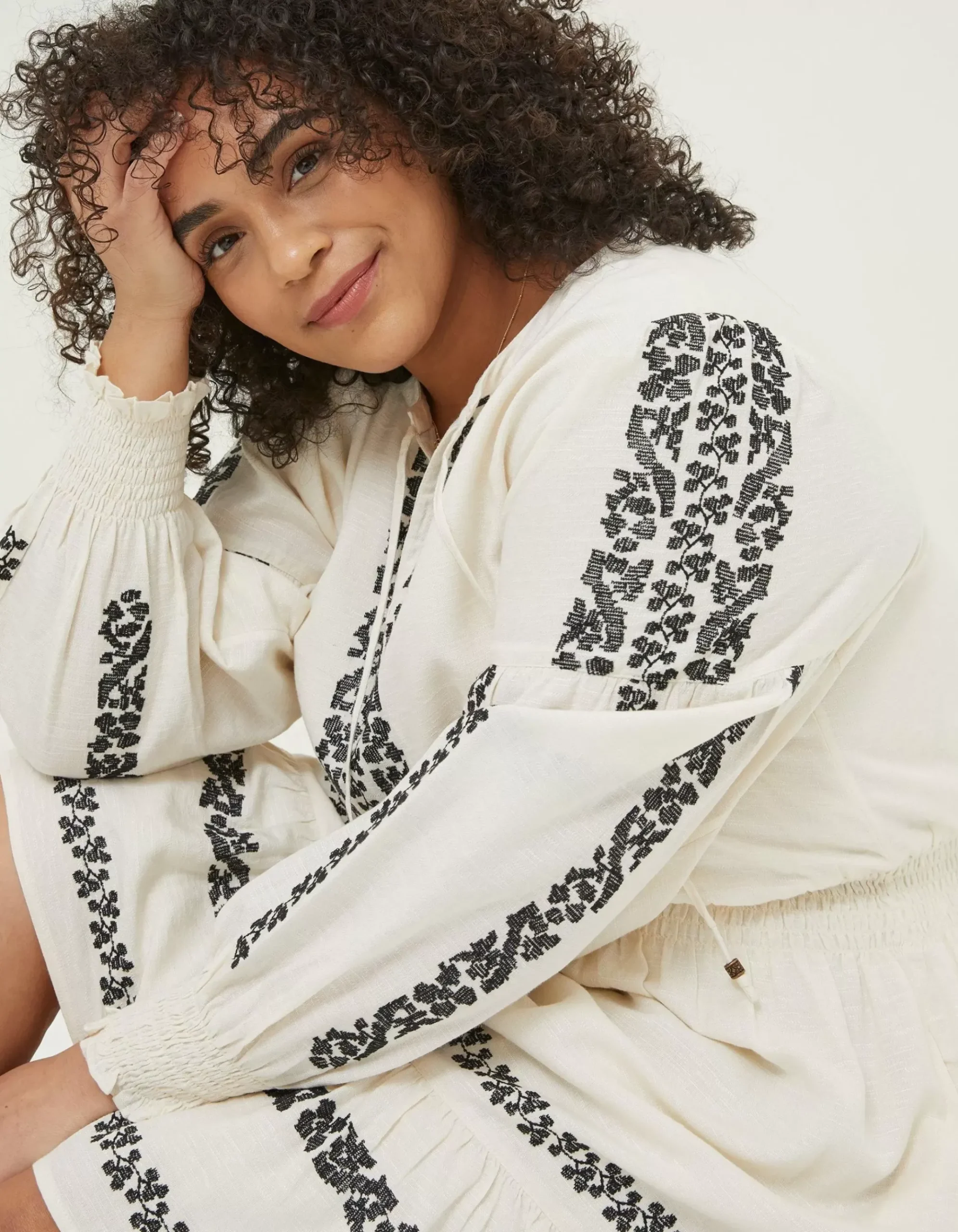 Devin Embroidered Dress