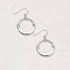 Disc Drop Earrings