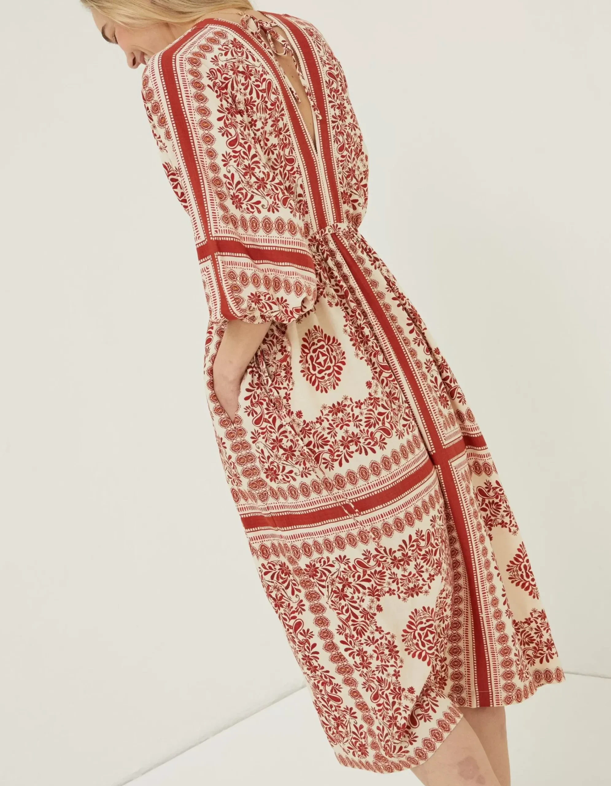 Effie Bandana Midi Dress