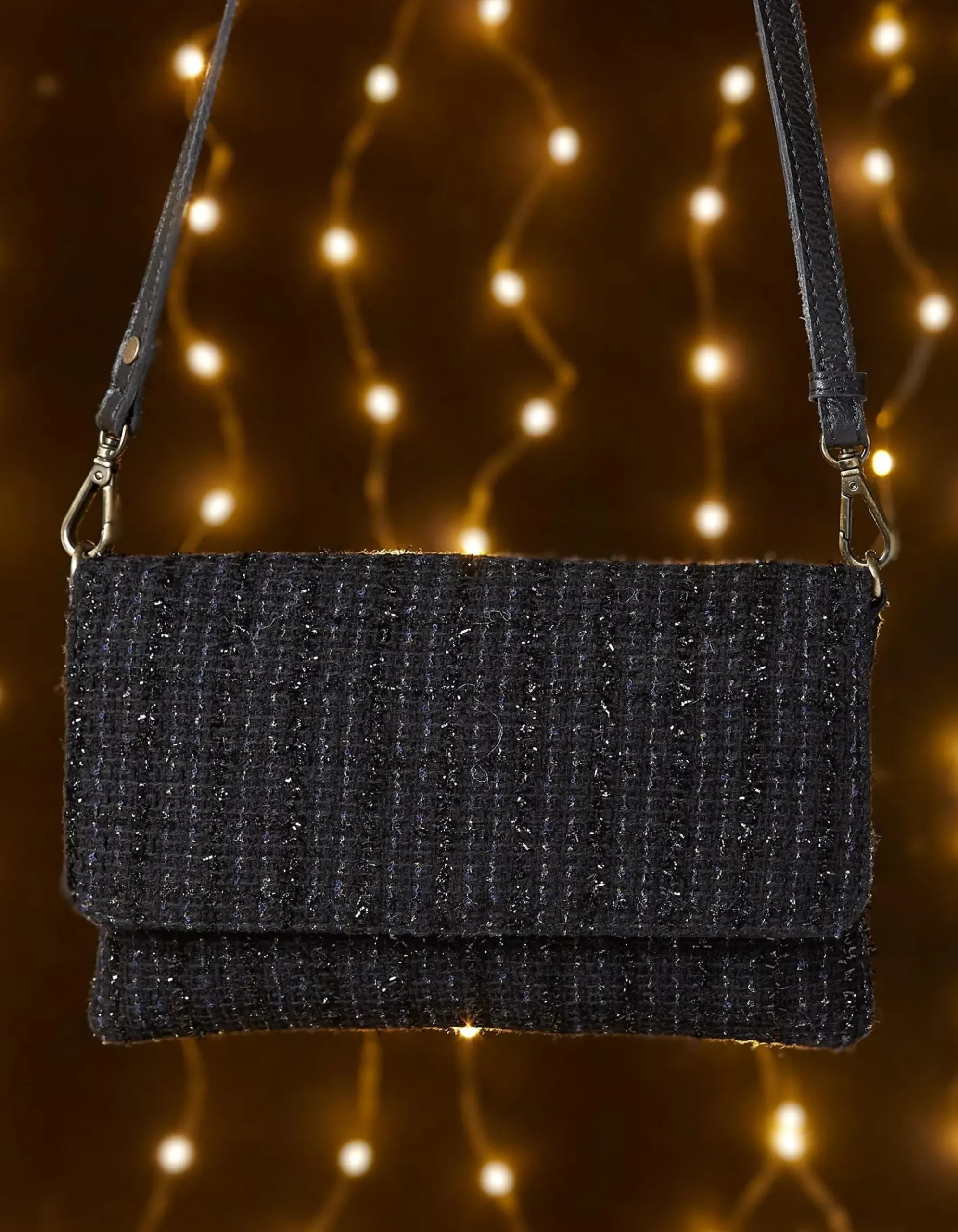 Elena Boucle Crossbody Bag
