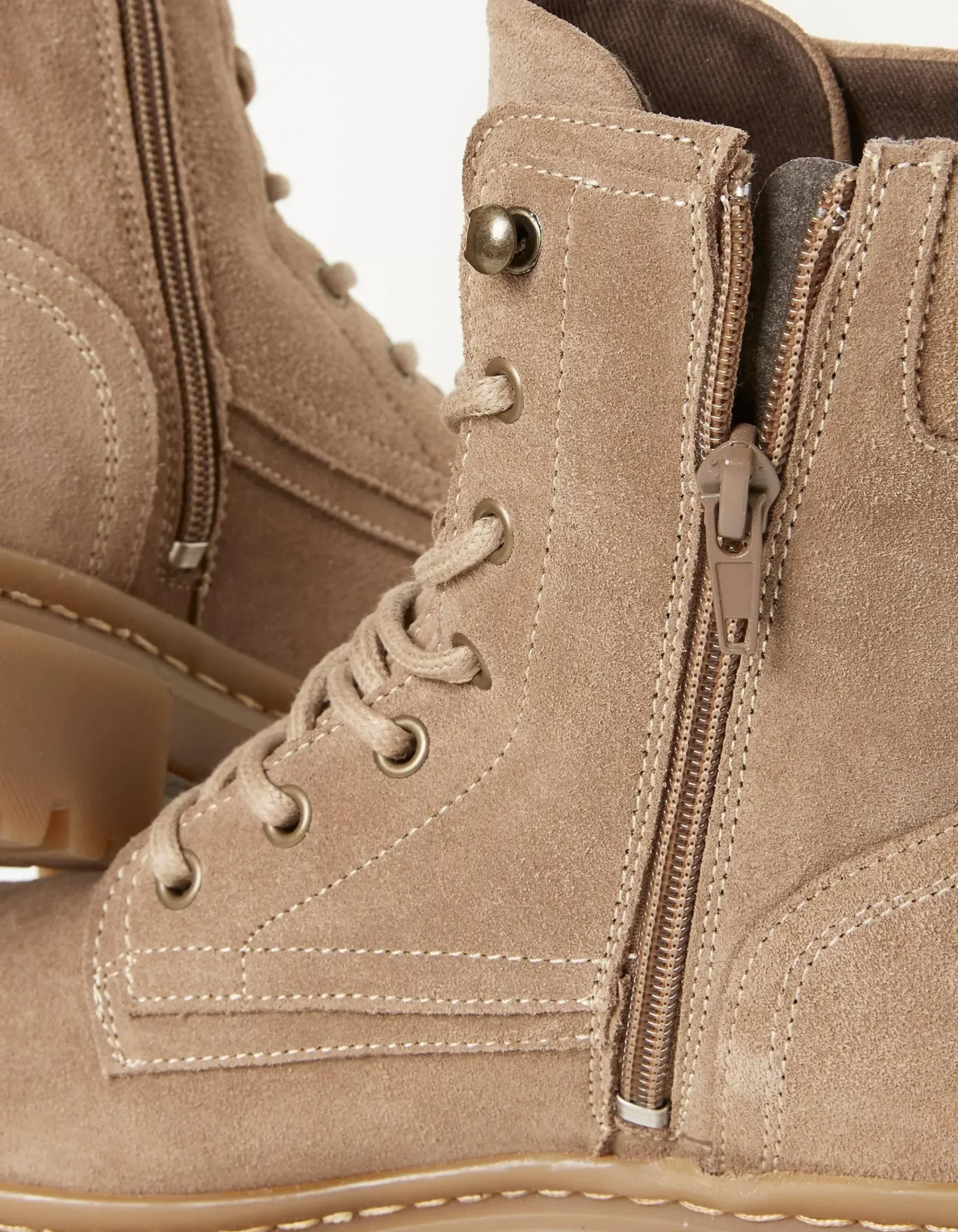 Eliza Suede Ankle Worker Boot