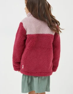 Elodie Fleece Button Sweatshirt