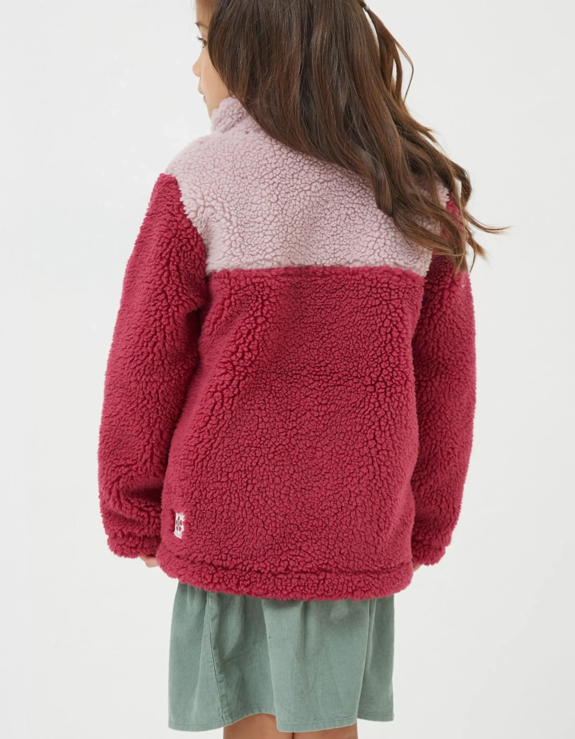 Elodie Fleece Button Sweatshirt