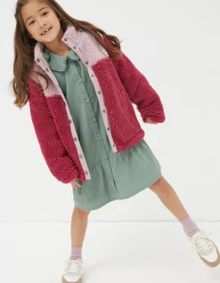 Elodie Fleece Button Sweatshirt
