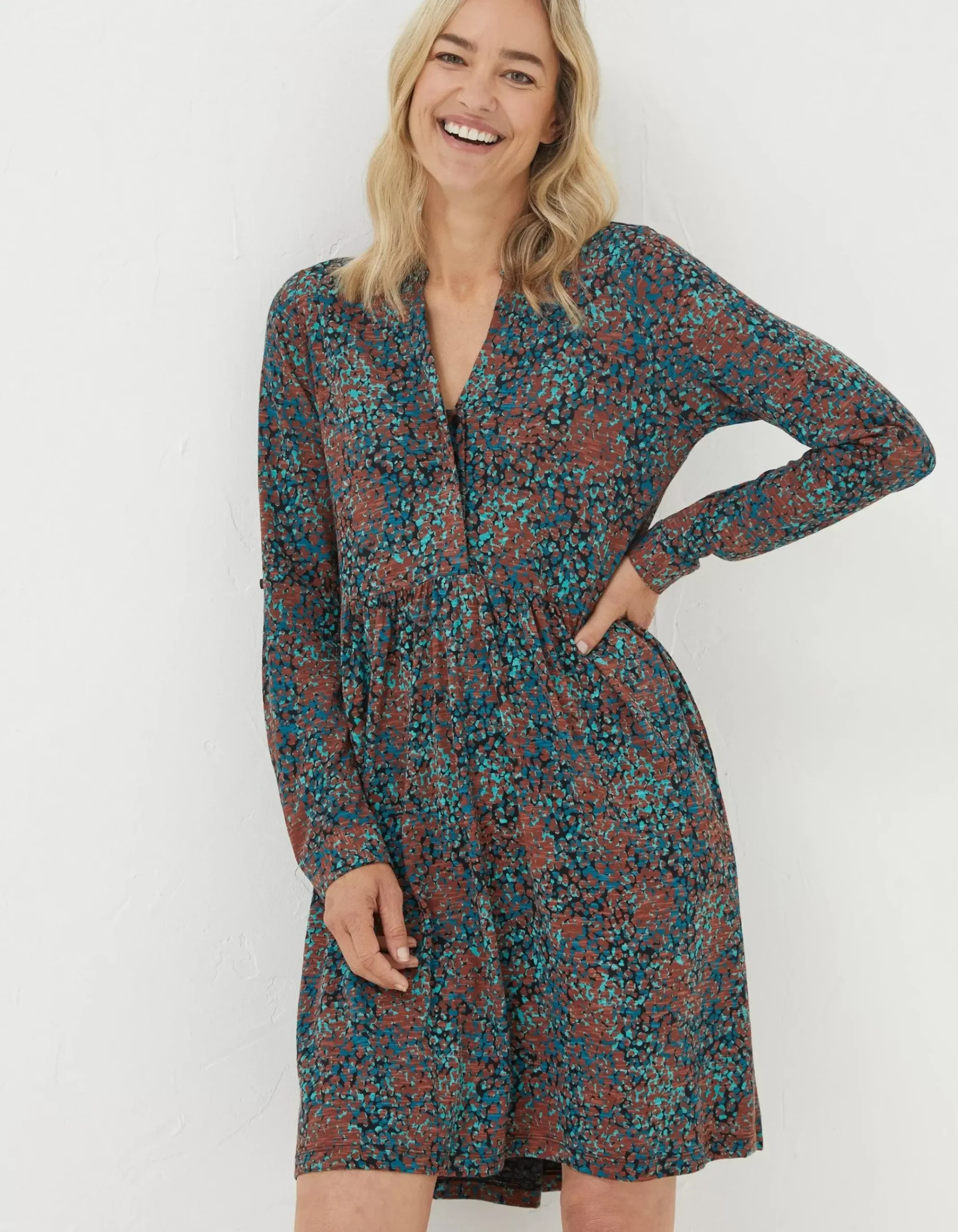 Elsie Textured Jersey Dress