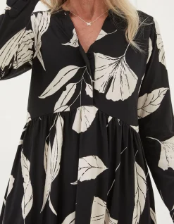 Elsie Twilight Leaves Dress