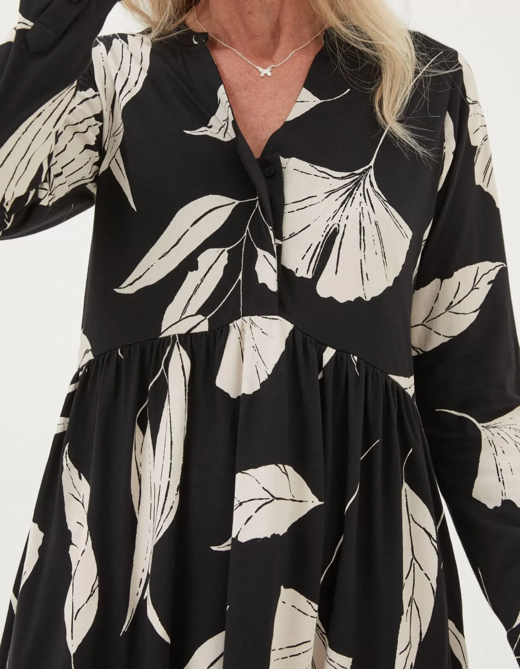 Elsie Twilight Leaves Dress
