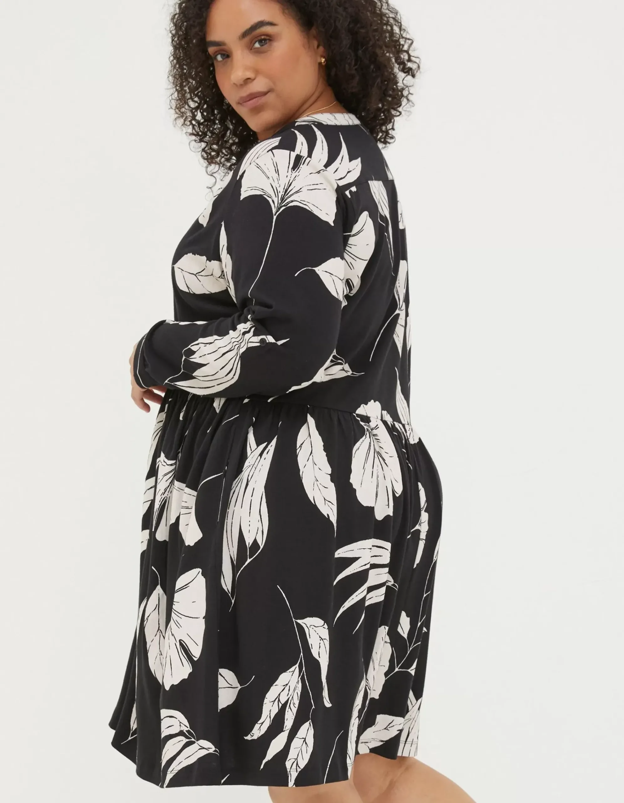 Elsie Twilight Leaves Dress
