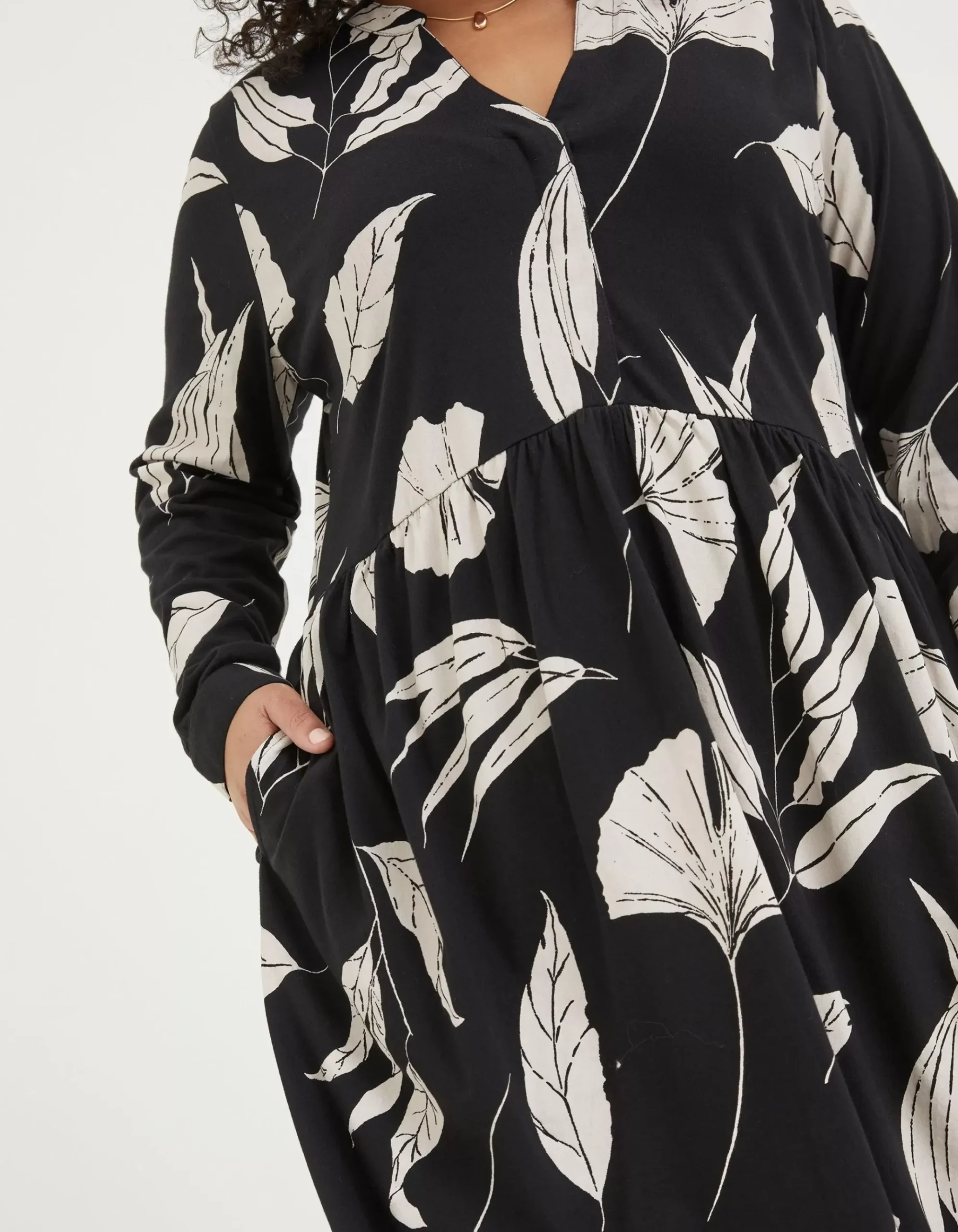 Elsie Twilight Leaves Dress