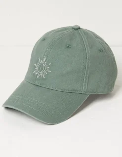 Embroidered Sun Cap