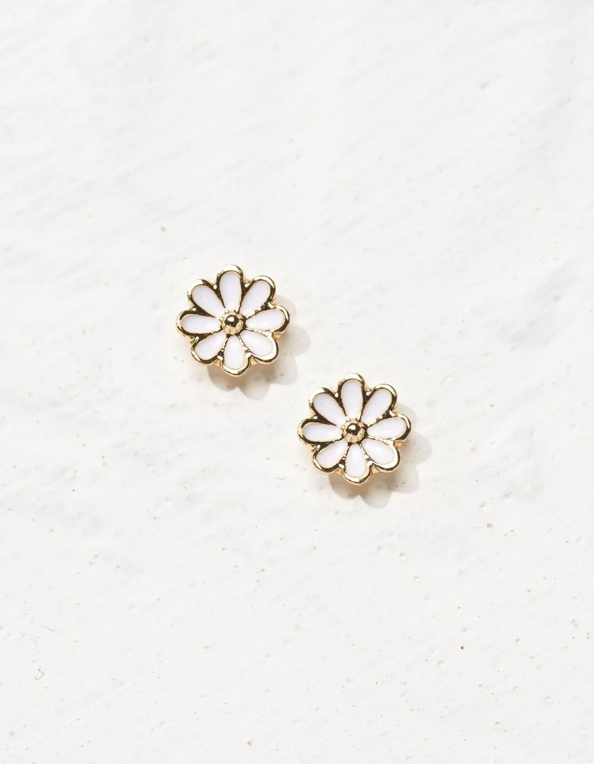 Enamel Daisy Studs