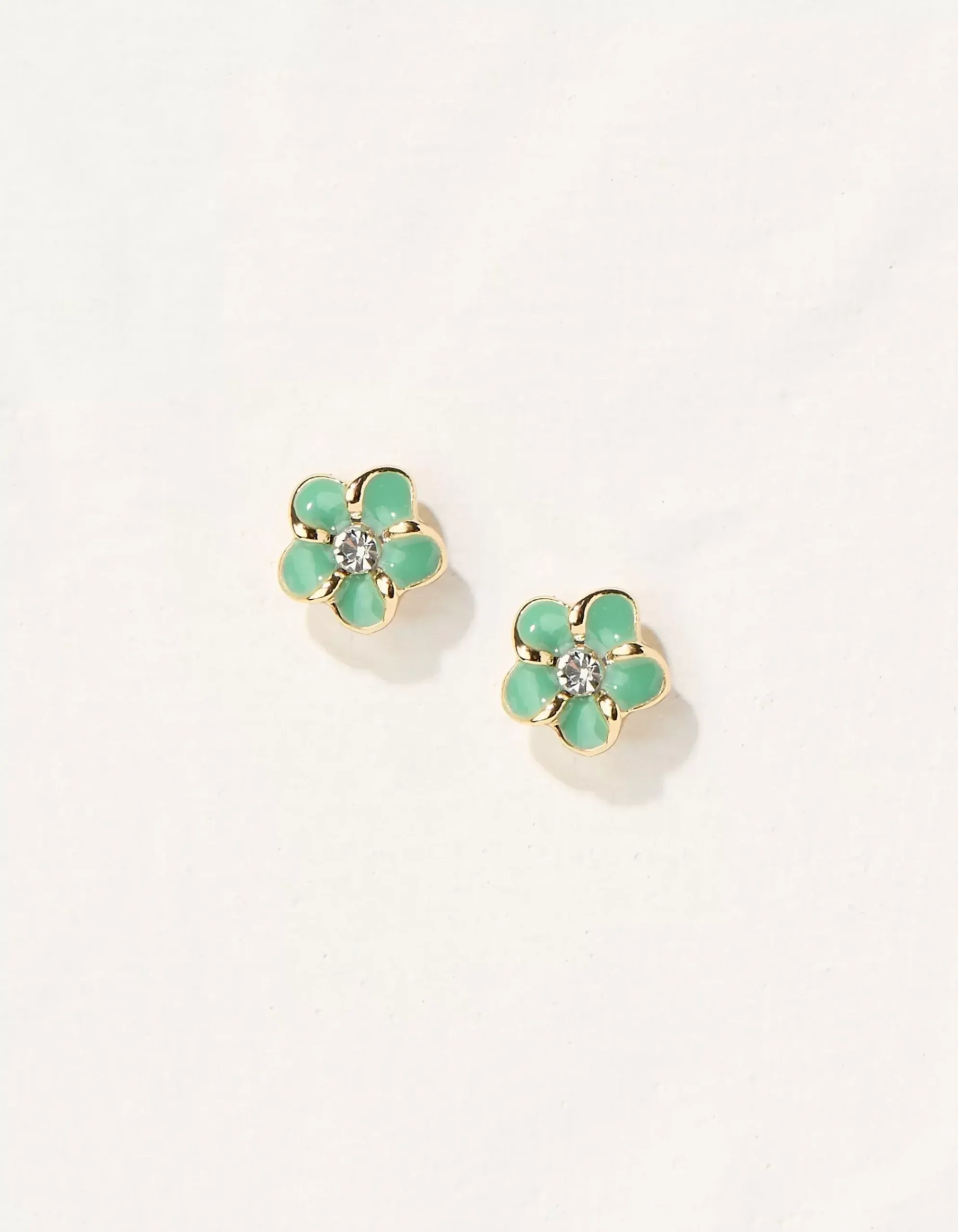 Enamel Flower Studs