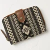 Etta Woven Foldover Purse