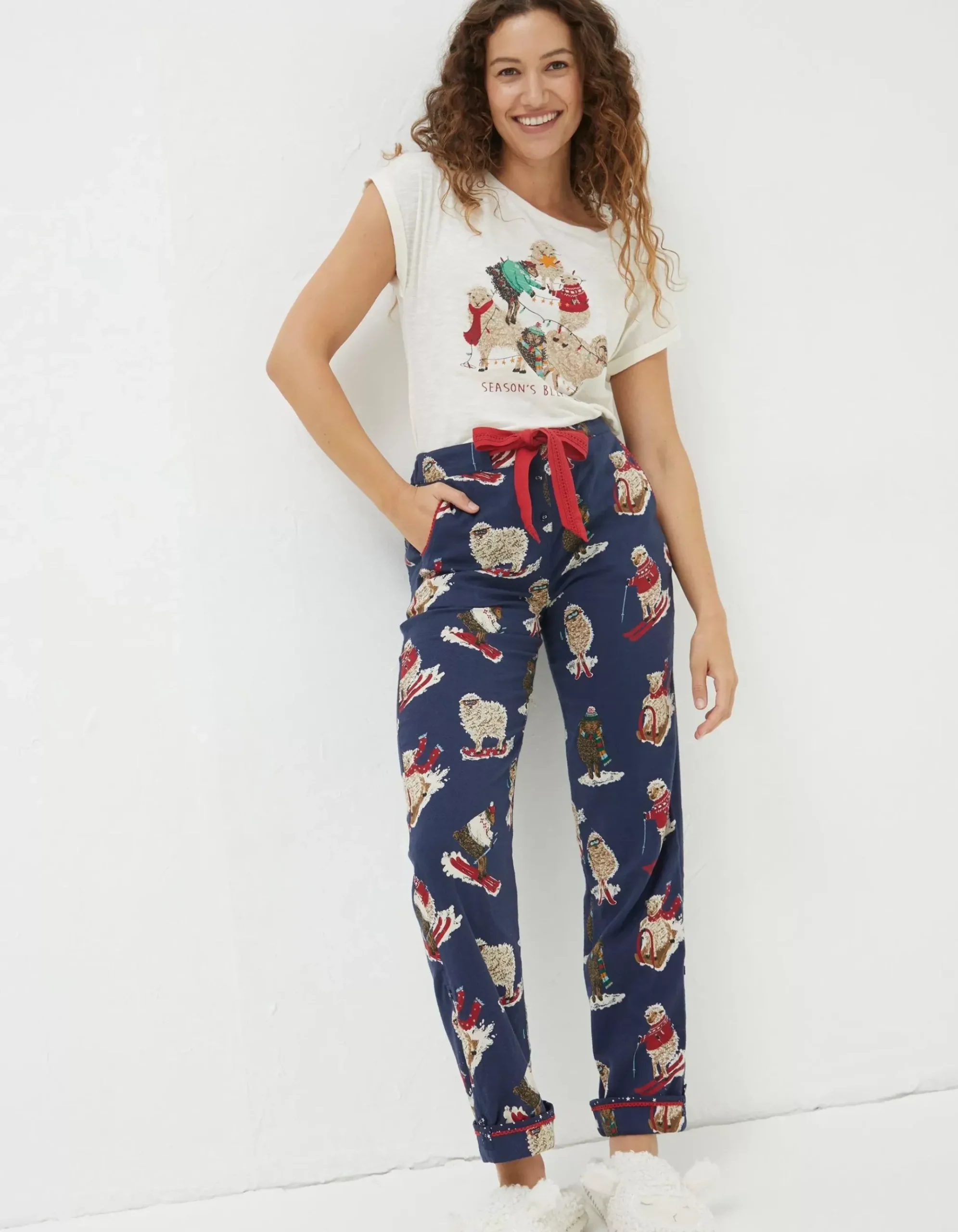 Eva Stevie Sheep Pyjama Bottoms