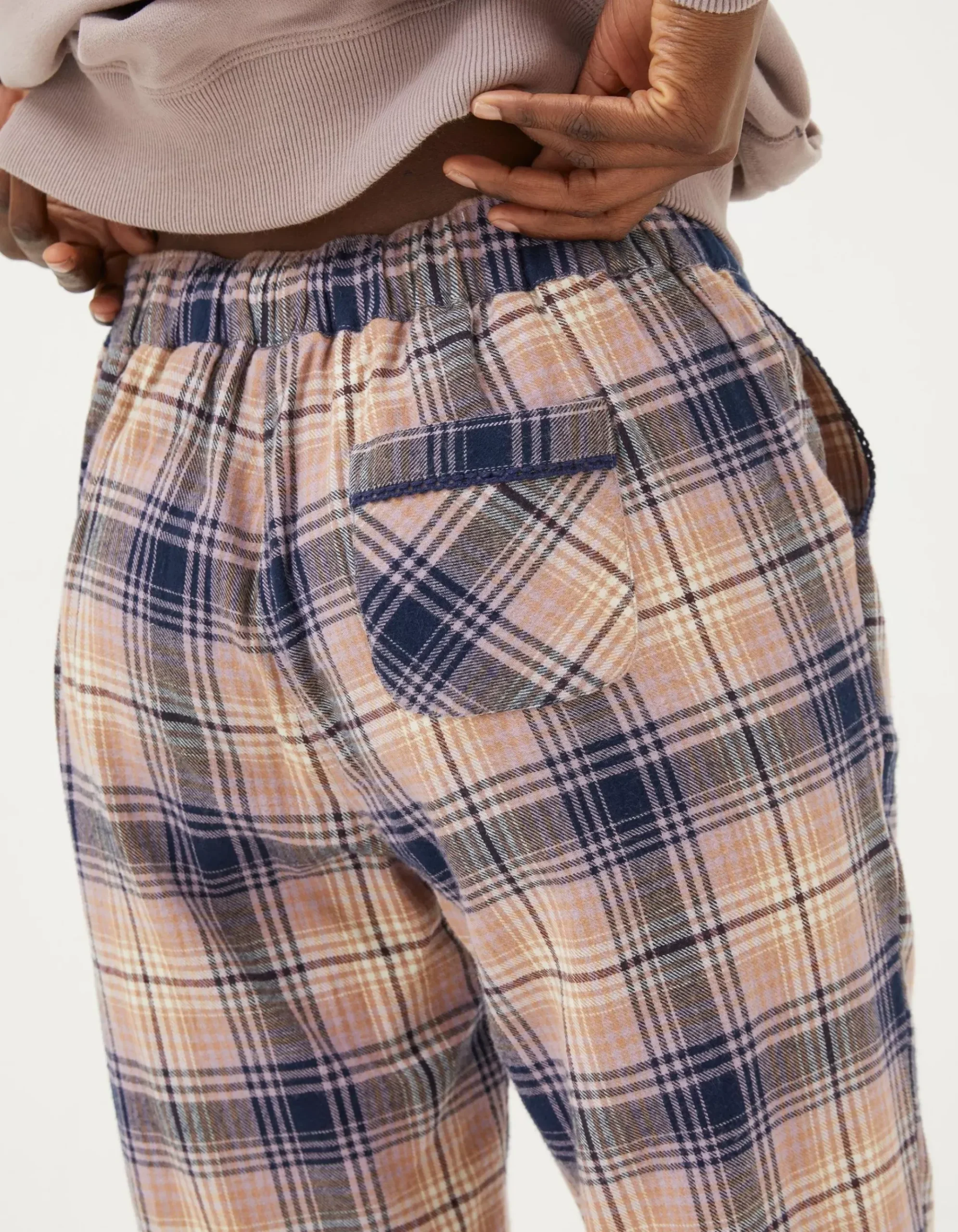Eva Wildscapes Check Pyjama Bottoms