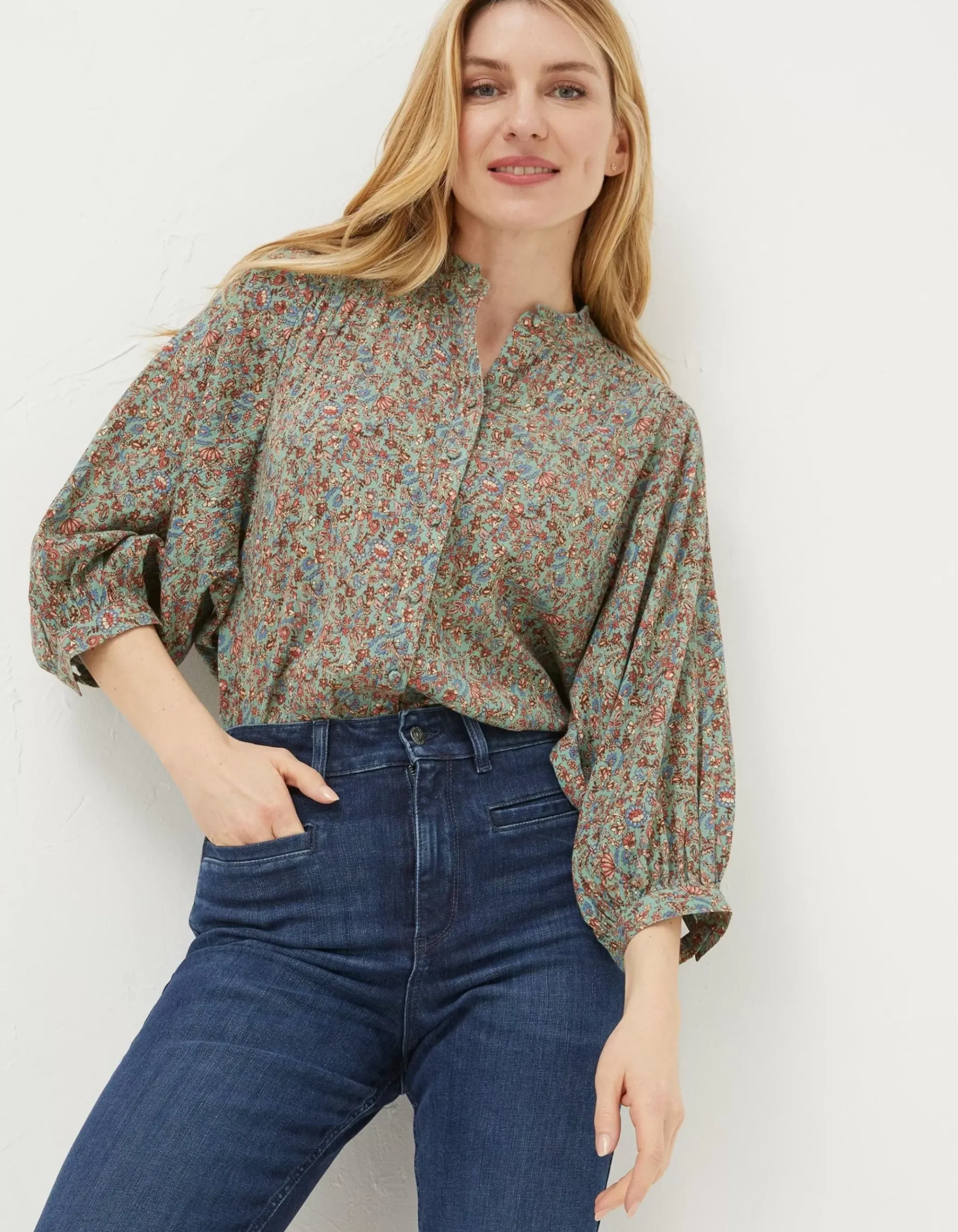 Evelyn Craft Floral Blouse