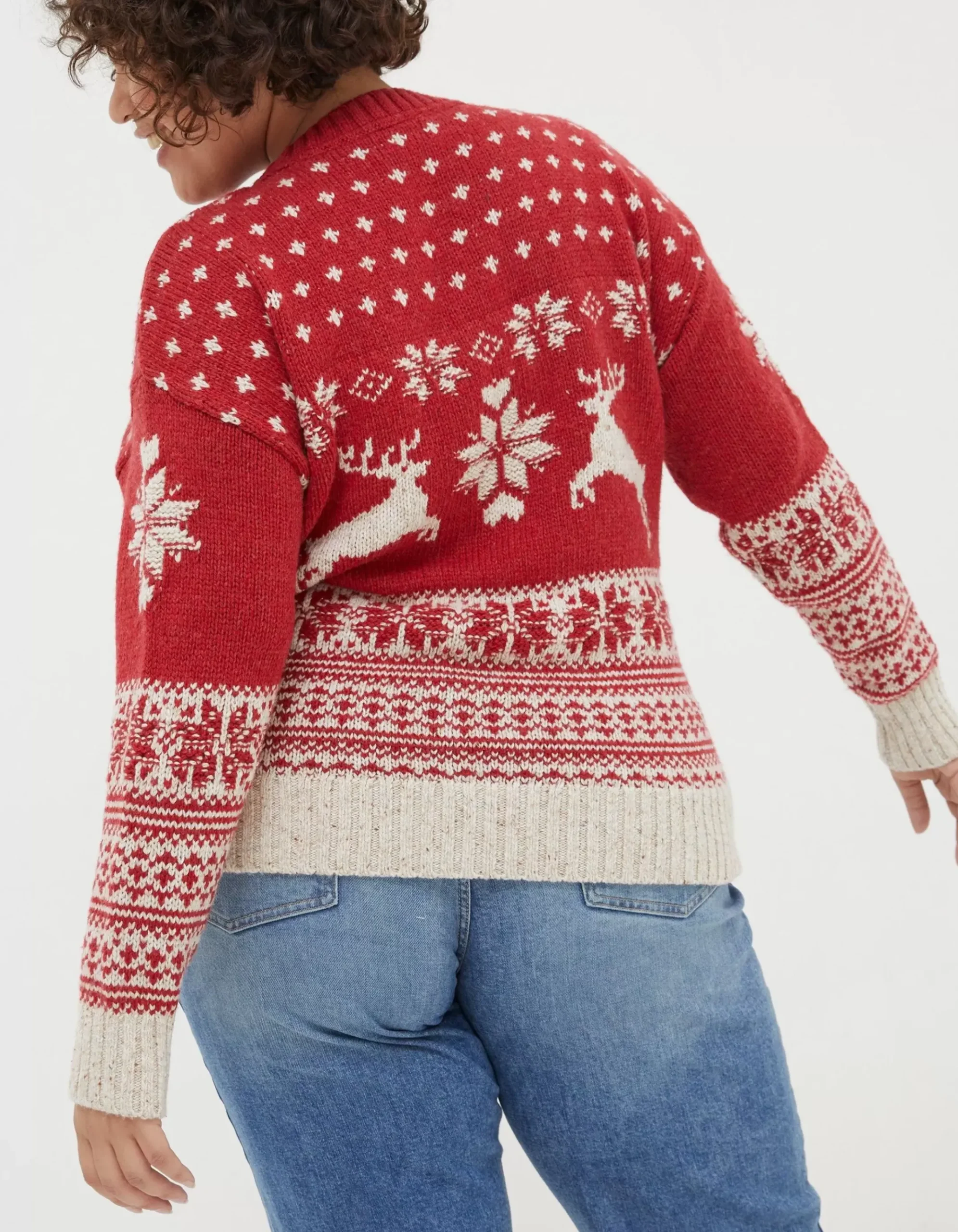 Family Reindeer Christmas Jumper