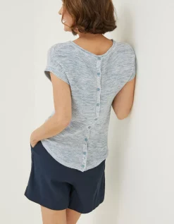 Faye Button Back Top