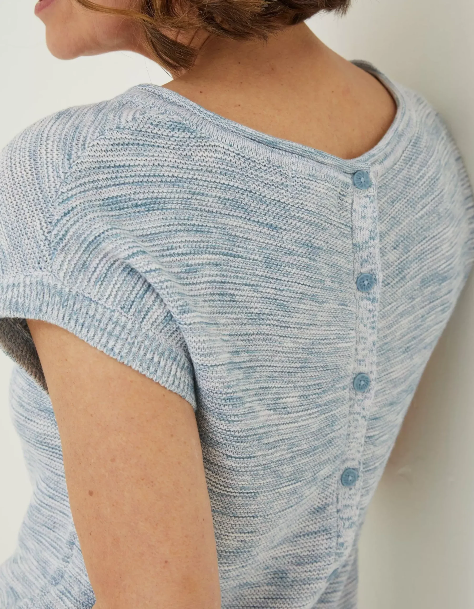 Faye Button Back Top