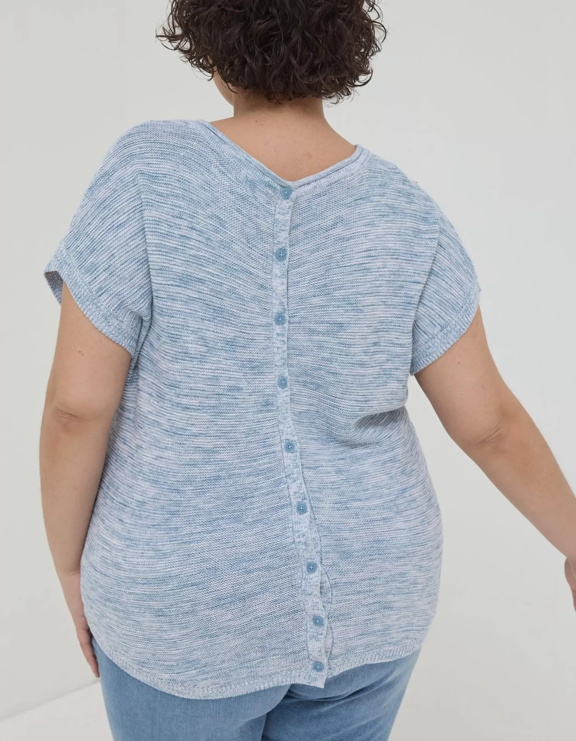 Faye Button Back Top
