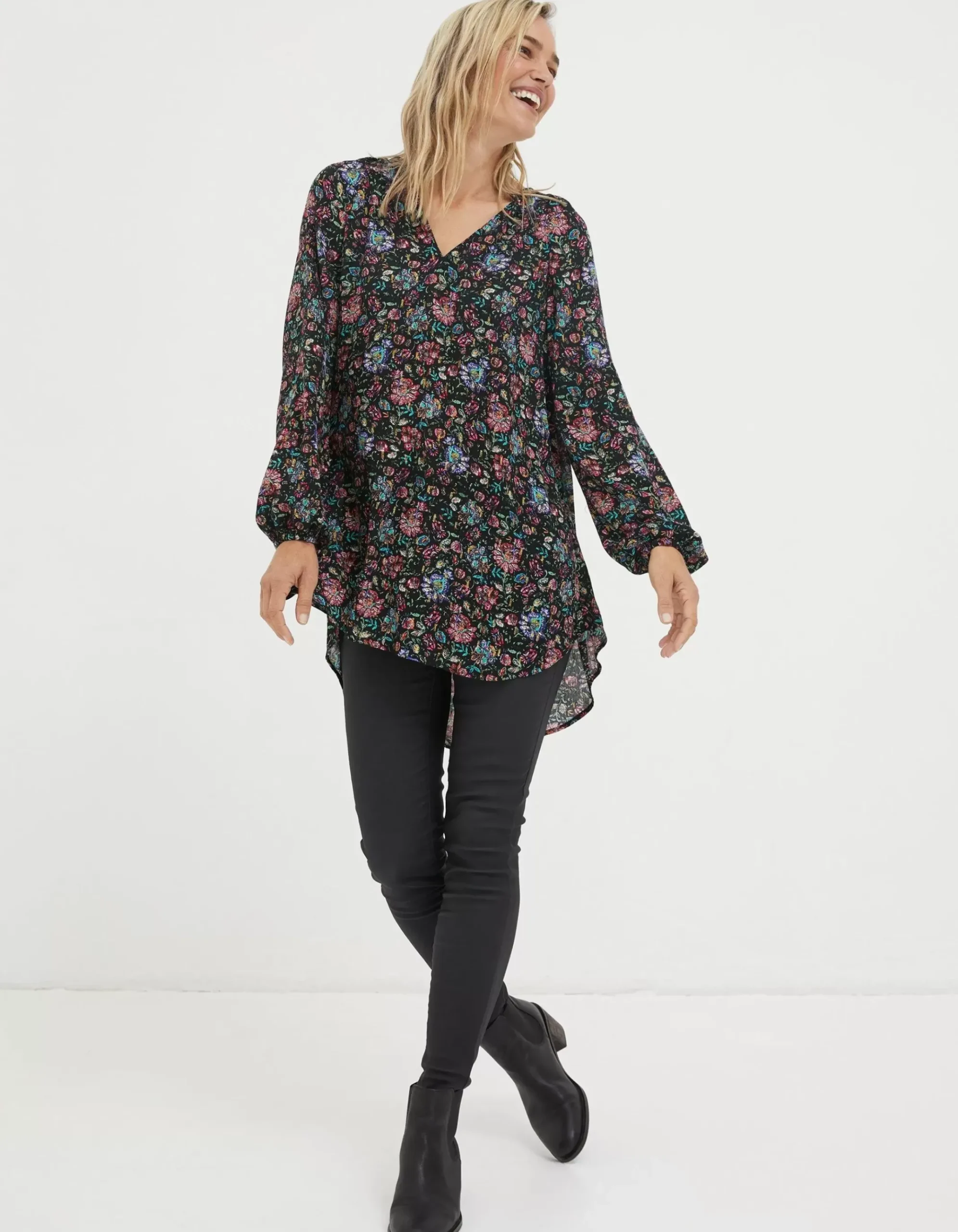 Faye Floral Tunic