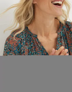 Faye Textured Spot Tunic