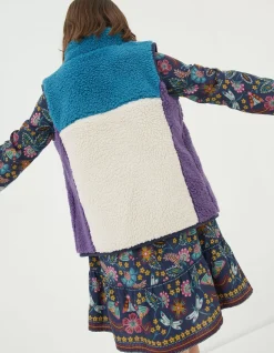 Fleece Colourblock Gilet