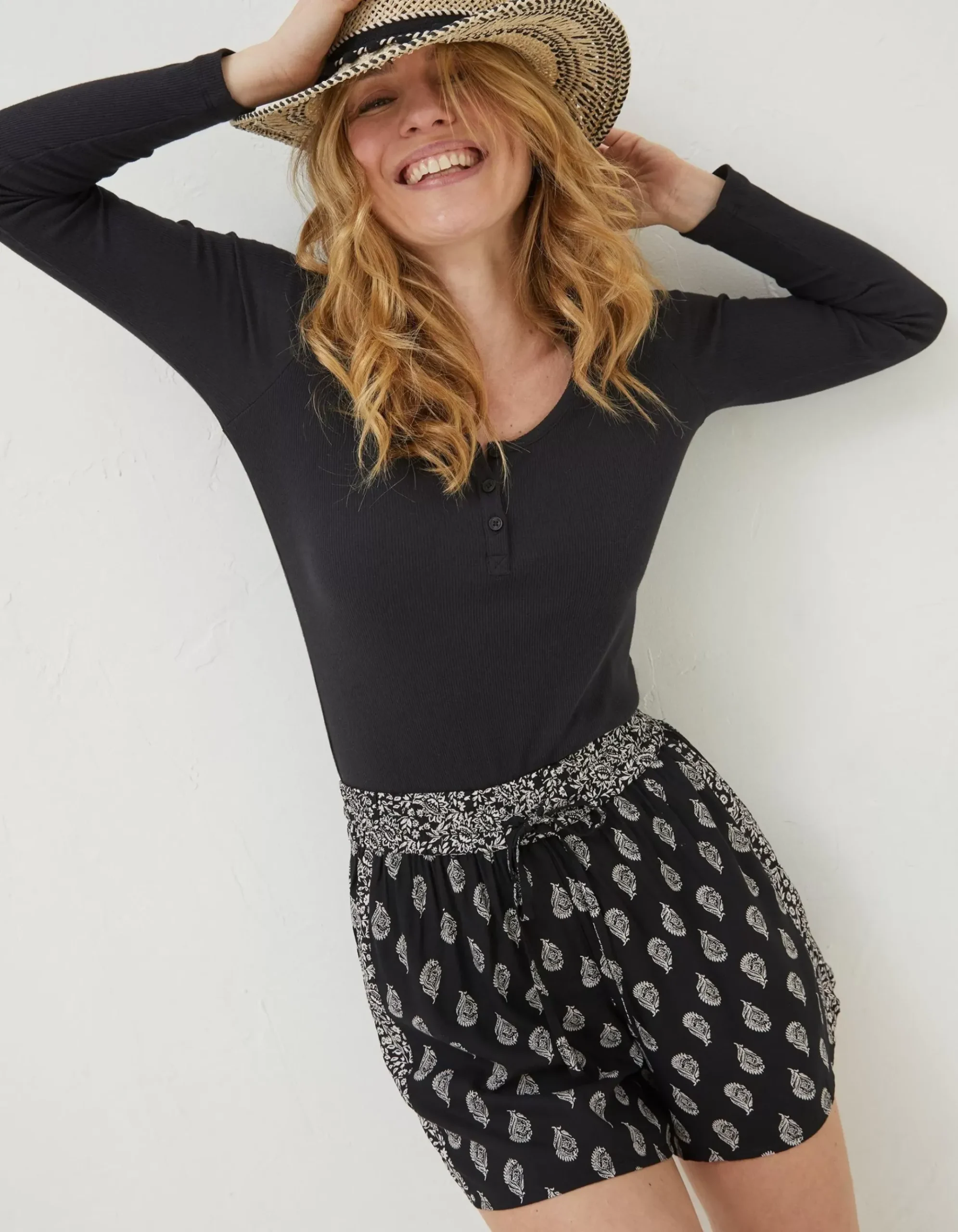 Flippy Batik Floral Shorts