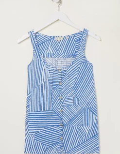 Flora Abstract Stripe Vest