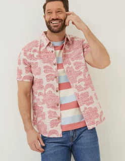 Floral Block Print Shirt
